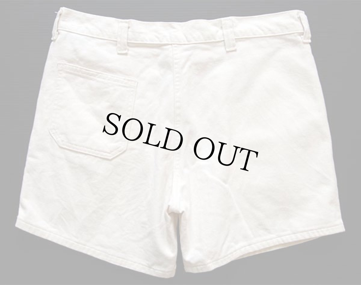 画像2: 70s LIBERTE シャモアクロス ブッシュ ショートパンツ 生成り w36★ショーツ (2)