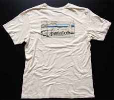 画像3: USA製 patagoniaパタゴニア patalohaパタロハ hawaii オーガニックコットンTシャツ ベージュ M (3)