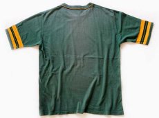 画像3: 70s CHIPPEWA FALLS インディアンヘッド コットン フットボールTシャツ 緑 XL (3)