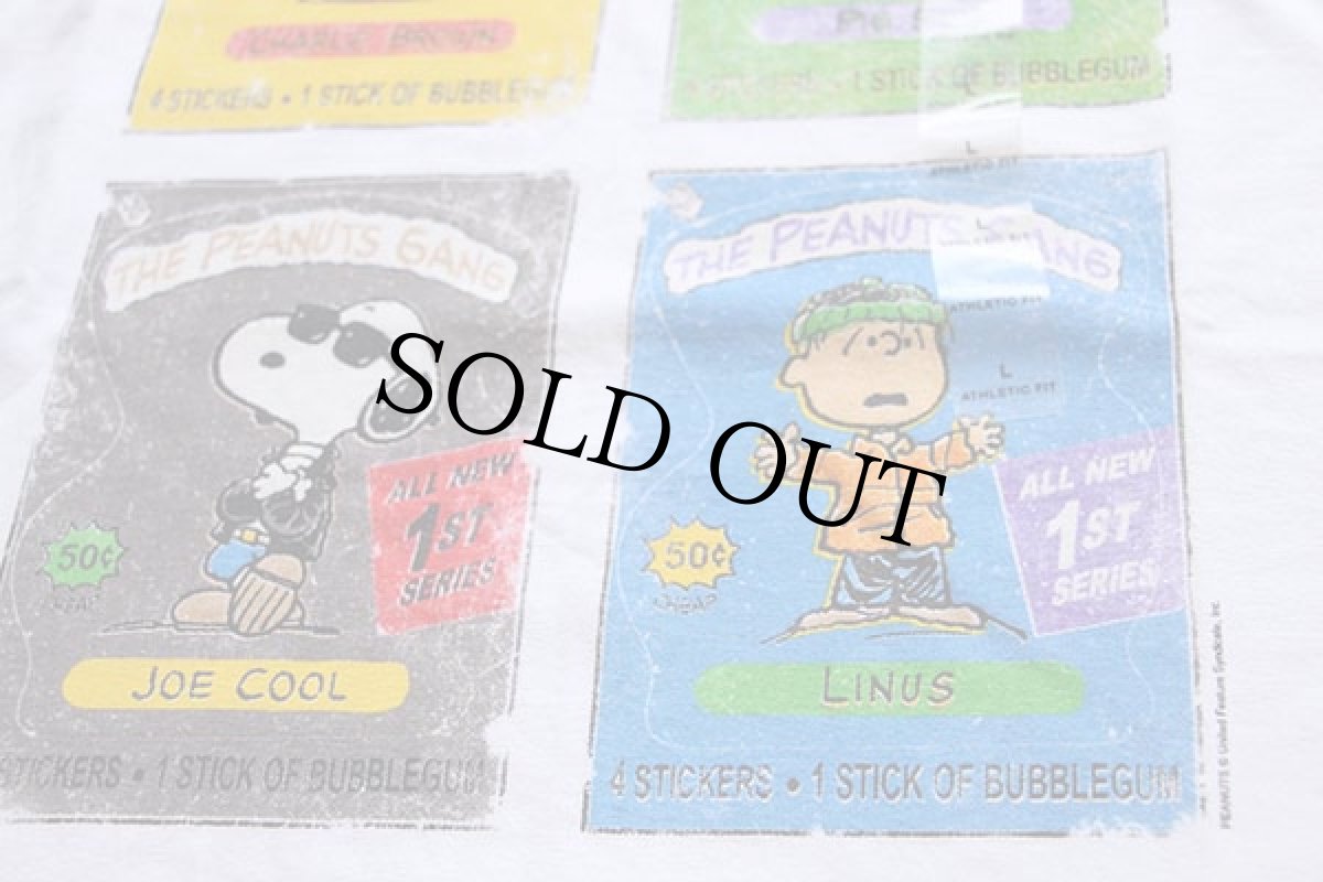 画像5: 未使用★PEANUTS スヌーピー コットンTシャツ 白 L (5)