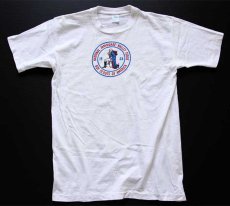 画像2: 60s BSA ボーイスカウト NATIONAL JAMBOREE 染み込みプリント コットンTシャツ 白 XL (2)