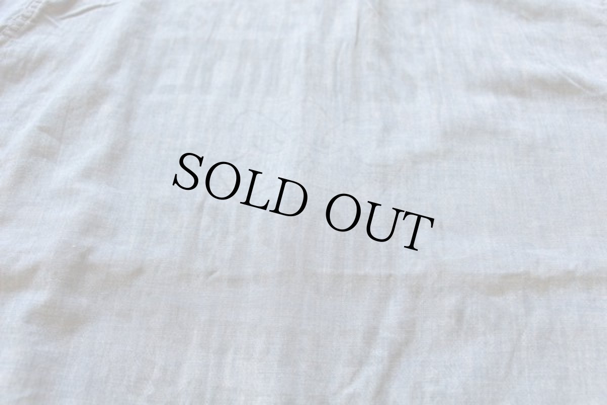 画像4: 60s Beltex HAR MAJESTYS PRISONS 半袖シャンブレーシャツ (4)