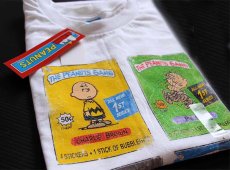 画像1: 未使用★PEANUTS スヌーピー コットンTシャツ 白 L (1)