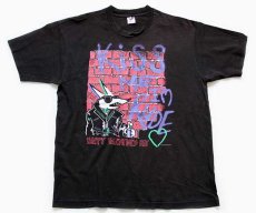 画像2: 90s USA製 Kiss Me I'm Rude コットンTシャツ 黒 XL (2)