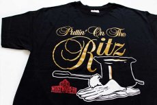 画像1: デッドストック★90s Hanes Puttin On The Ritz Tシャツ 黒 XL (1)