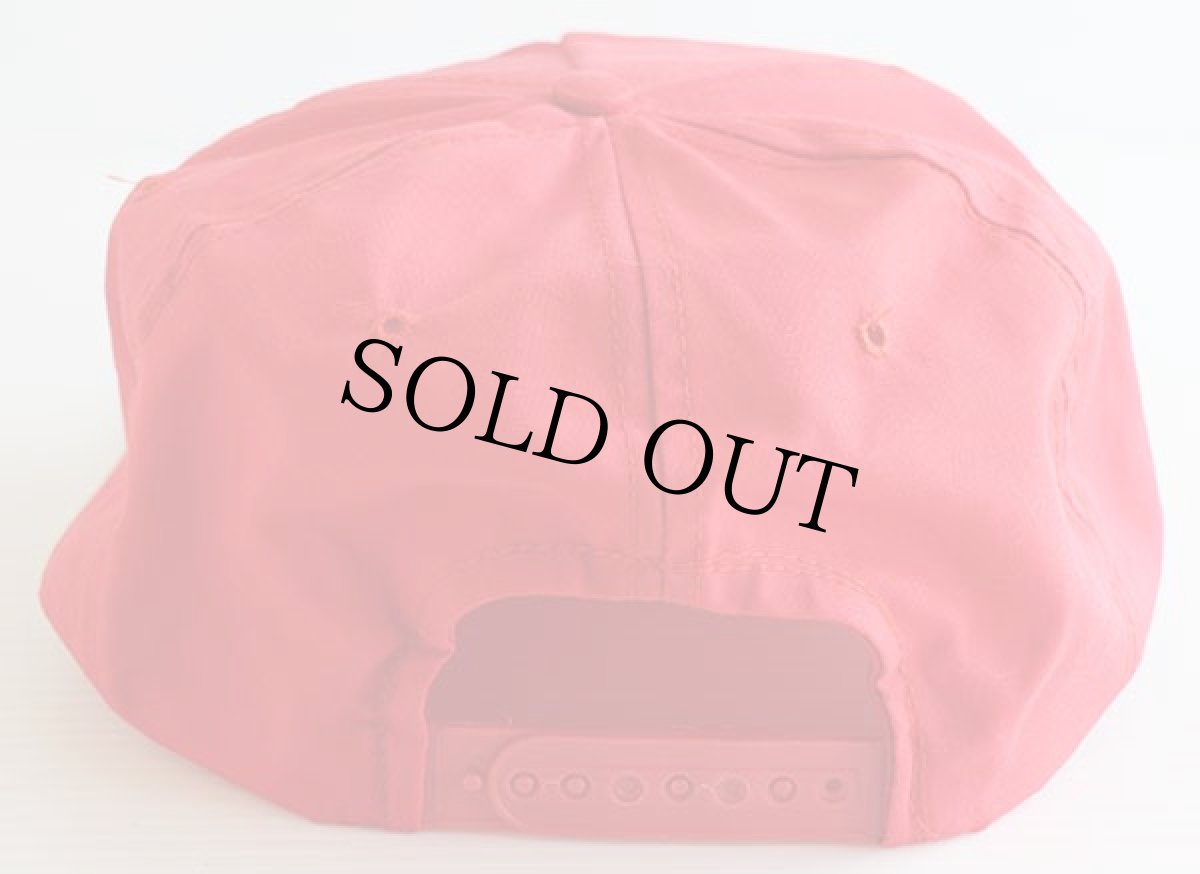 画像2: 80s Coca-Colaコカコーラ ロゴ コットンキャップ 赤 (2)