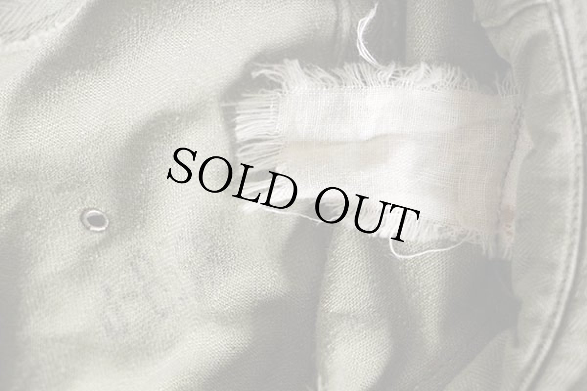 画像4: 40s 米軍 U.S.ARMY HBT ヘリンボーンツイル ハット オリーブ 54cm (4)