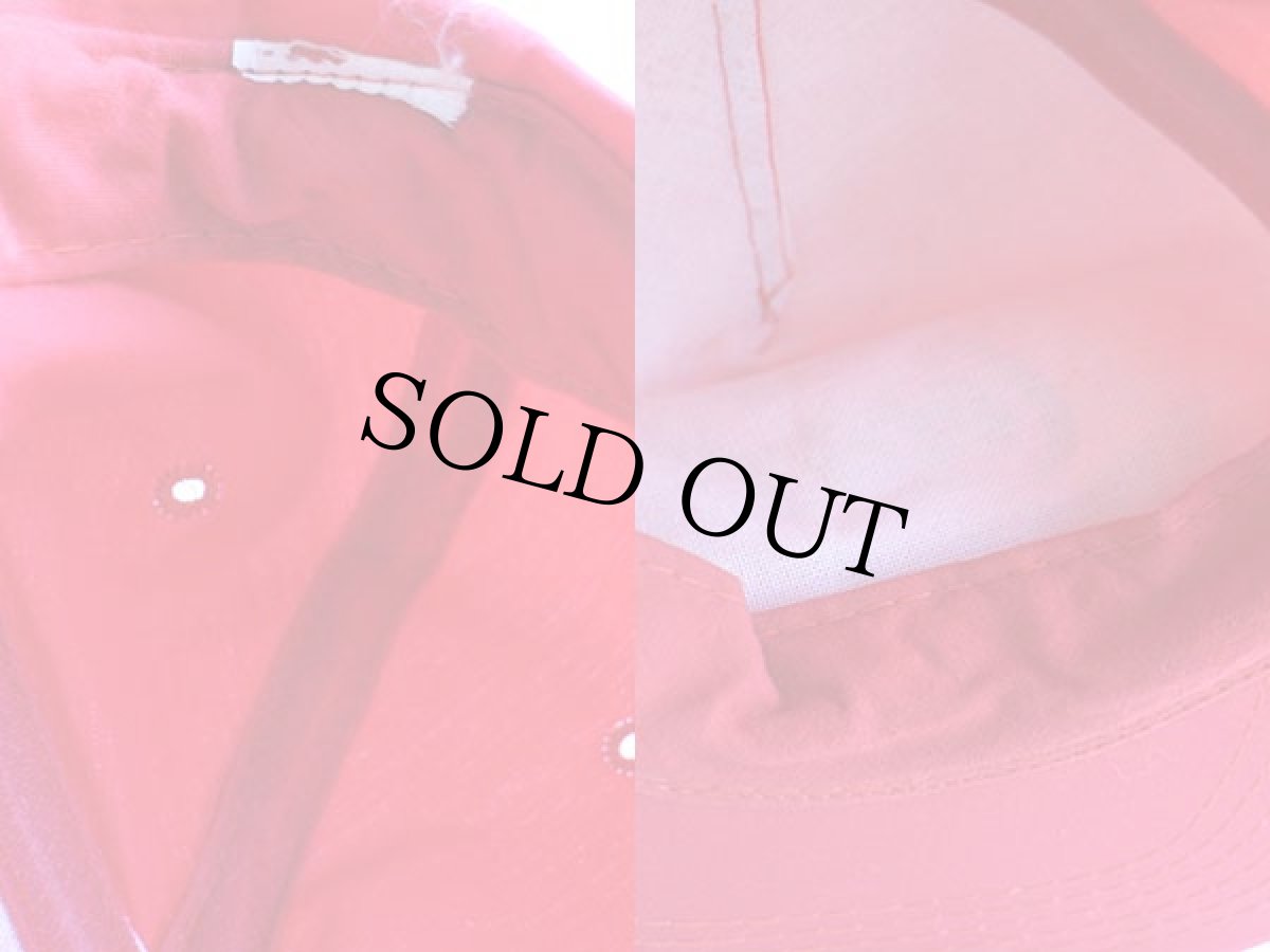 画像4: 80s Coca-Colaコカコーラ ロゴ コットンキャップ 赤 (4)