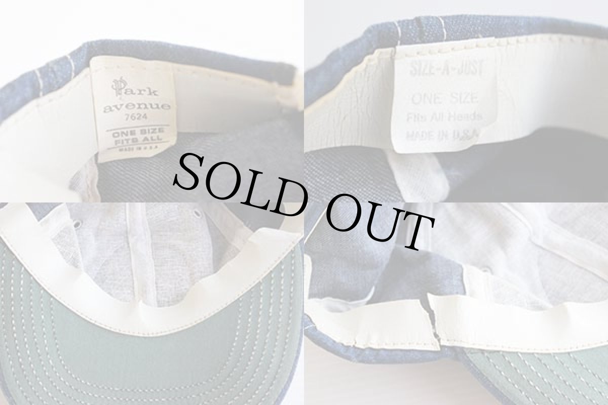 画像3: 70s USA製 OMRパッチ付き デニムキャップ (3)