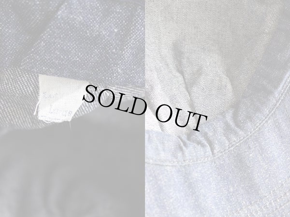 画像5: 70s UNKNOWN デニム ワークキャップ L (5)