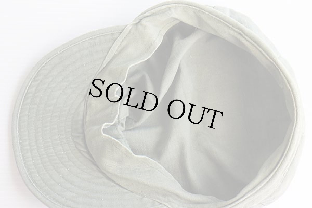 画像5: 40s 米軍 USMC HBT ヘリンボーンツイル キャップ オリーブ (5)