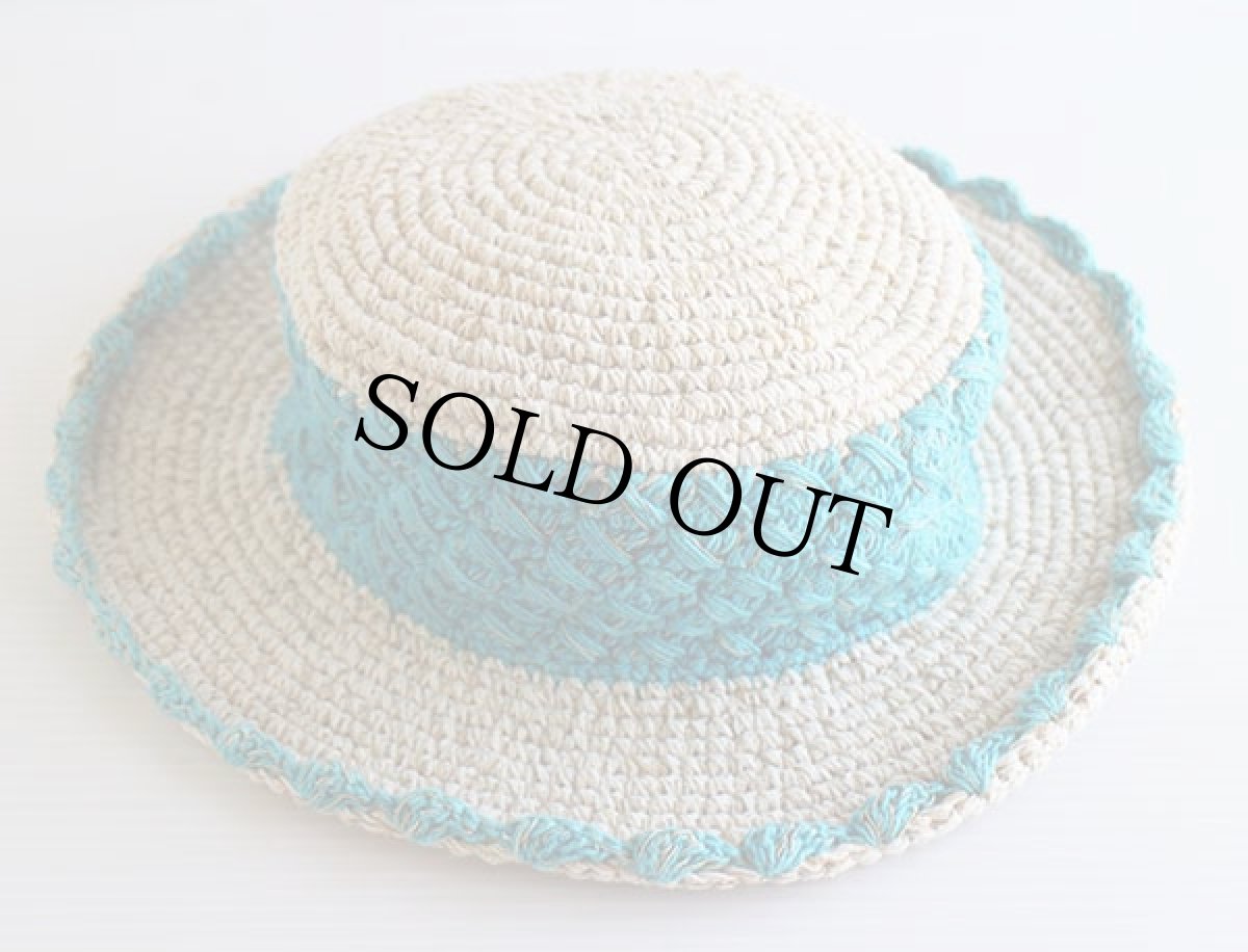 画像2: ネパール製 ハンドメイド TABASK 編み込み ヘンプ×コットン ハット (2)