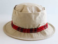 画像2: 60s L.L.Bean 筆記体タグ バケットハット ベージュ 7 1/8 (2)