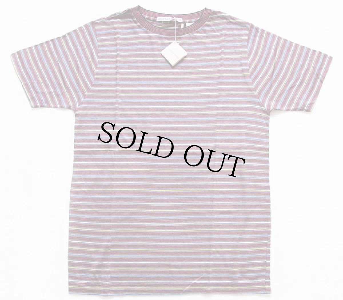 画像2: デッドストック★80s GIANFRANCO RUFFINI ボーダー コットンTシャツ M★B (2)