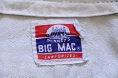 画像4: 50s PENNEY'S BIGMACビッグマック インディゴ デニム トラウザーズ w36 (4)