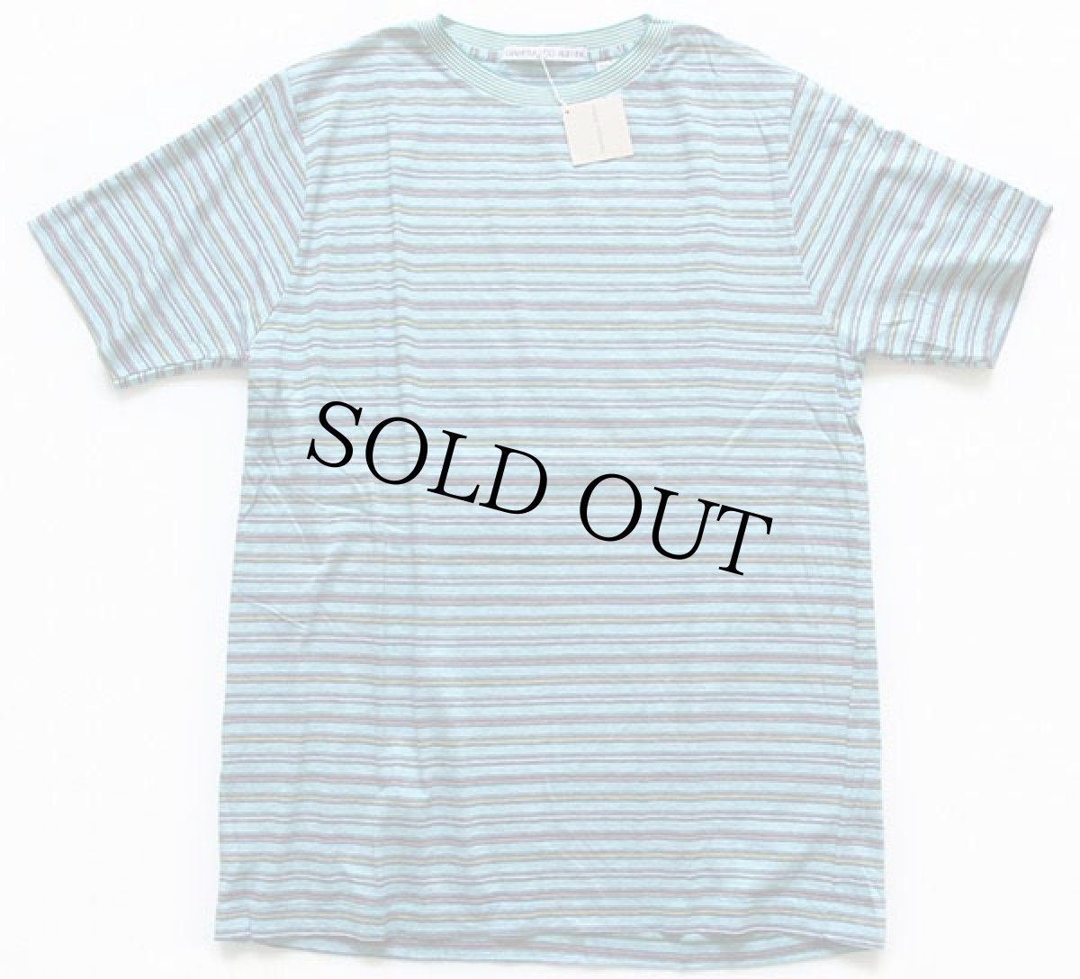 画像2: デッドストック★80s GIANFRANCO RUFFINI ボーダー コットンTシャツ M★A (2)