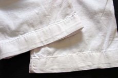 画像4: 60s AMERICAN LINEN コットン ワークパンツ ホワイト w28 (4)