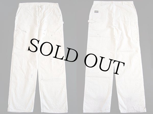 80s OSHKOSH B'GOSH コットン ペインターパンツ ペンキ飛び 生成り