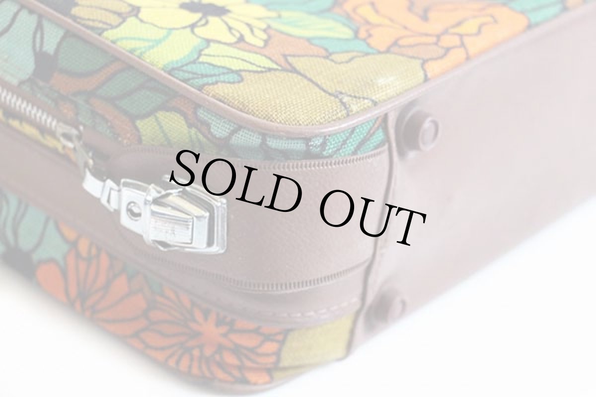 画像3: 70s 花柄 トランク ハンドバッグ★スーツケース (3)