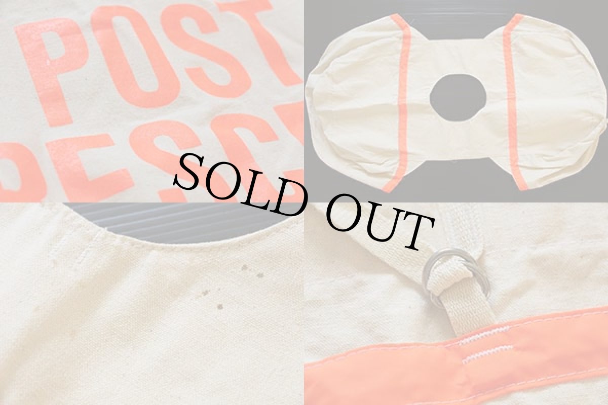 画像3: ビンテージ POST CRESCENT キャンバス ニュースペーパーバッグ ベスト (3)