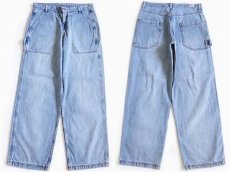 画像1: 90s Levi'sリーバイス DRY GOODS デニム ワークパンツ アイスブルー w34 L32 (1)