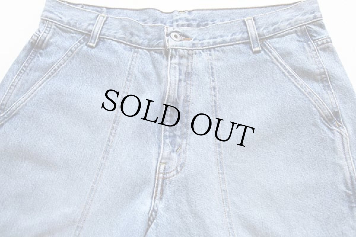 画像2: 90s Levi'sリーバイス DRY GOODS デニム ワークパンツ アイスブルー w34 L32 (2)