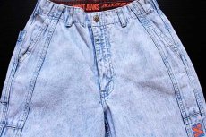 画像2: 90s Levi'sリーバイス ケミカルウォッシュ デニム スポーツジーンズ w29 L30★アシッド (2)