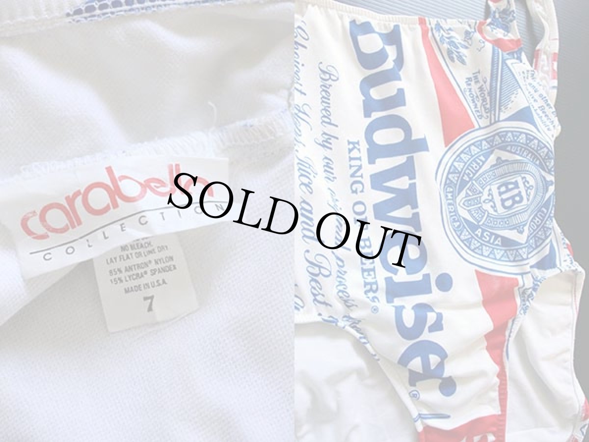 画像3: 80s USA製 carabella Budweiserバドワイザー バドガール レオタード 7 (3)