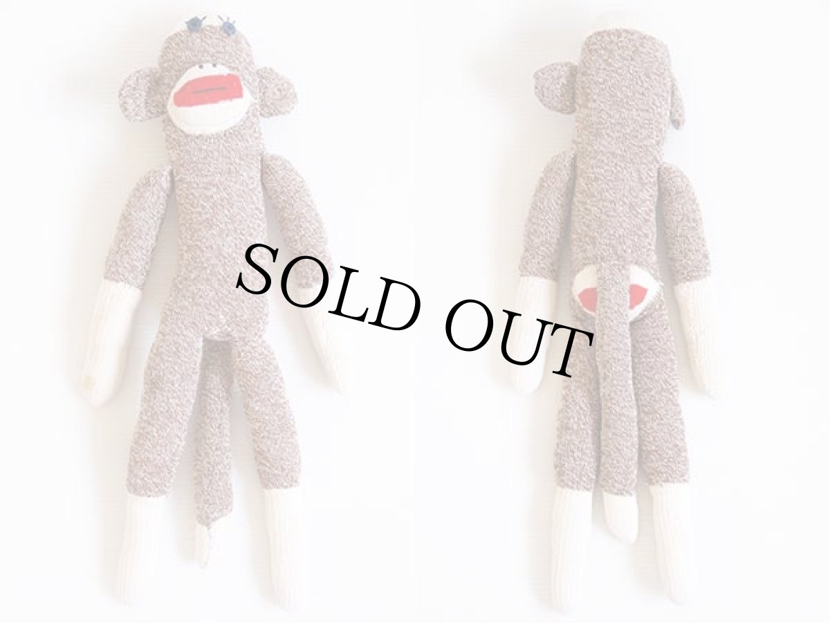 画像2: ハンドメイド ソックモンキー★ぬいぐるみ (2)