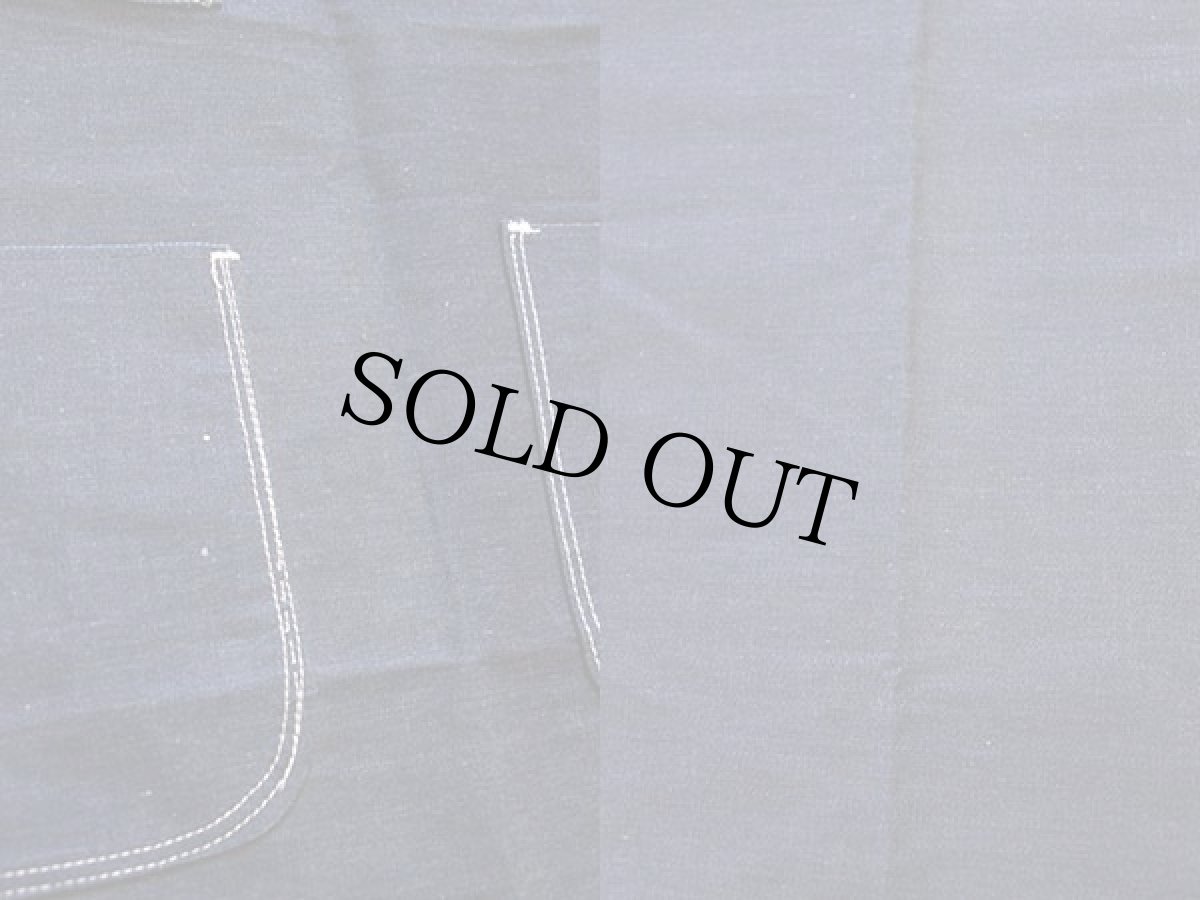 画像3: デッドストック★ビンテージ デニム ワークエプロン★P (3)