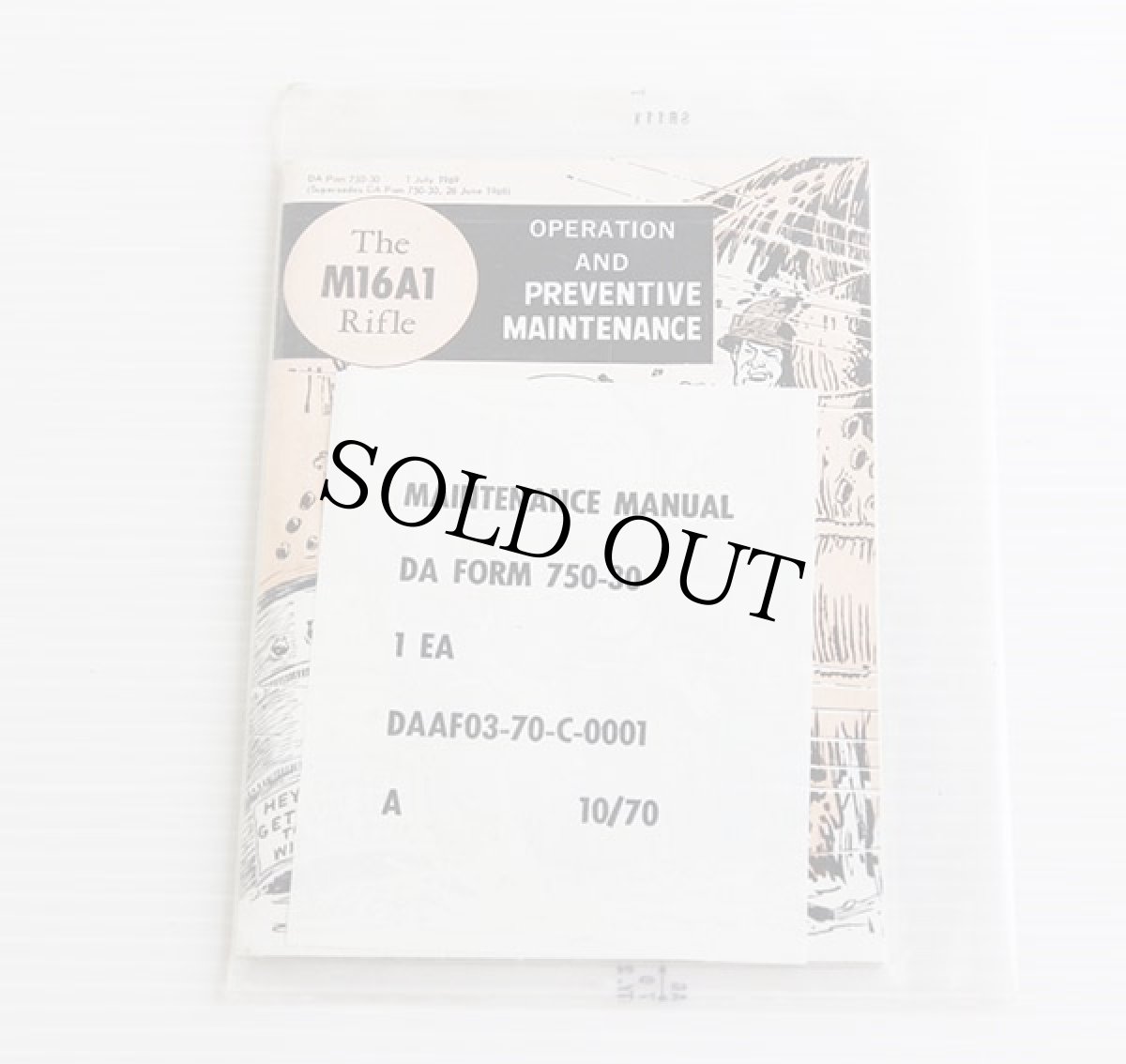 画像2: デッドストック★60s The M16A1 Rifle OPERATION AND PREVENTIVE MAINTENANCE ブック (2)