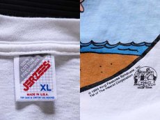 画像3: 90s USA製 POPEYEポパイ 両面プリント コットンTシャツ 白 XL (3)