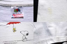 画像3: 90s USA製 PEANUTS スヌーピー コットンTシャツ 白 XL (3)