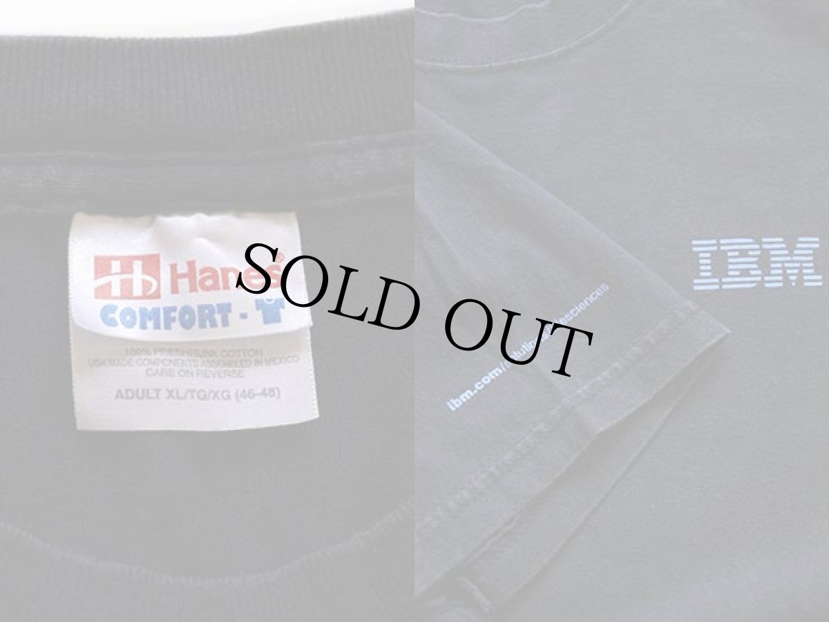 画像3: IBM Life Sciences コットンTシャツ 黒 XL (3)