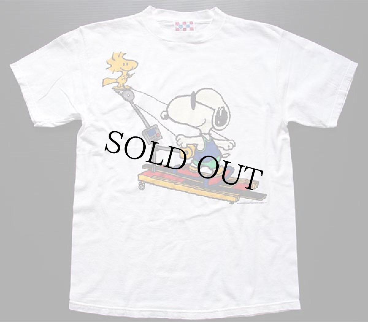 画像2: 90s USA製 PEANUTS スヌーピー コットンTシャツ 白 L (2)