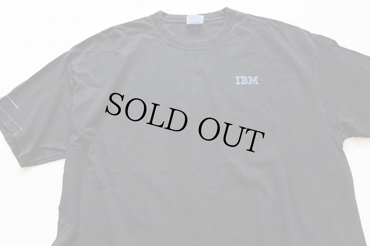 画像1: IBM Life Sciences コットンTシャツ 黒 XL (1)