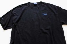 画像1: IBM Life Sciences コットンTシャツ 黒 XL (1)