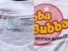 画像3: デッドストック★70s USA製 Hubba Bubba 染み込みプリント Tシャツ 白 M★A (3)