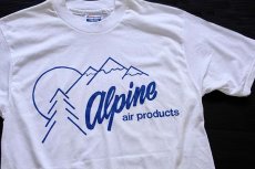 画像1: 90s Hanes alpine Tシャツ 白 M (1)
