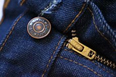 画像5: デッドストック★70s JCPenney Plain Pockets ベルボトム デニムパンツ w29 L29 (5)