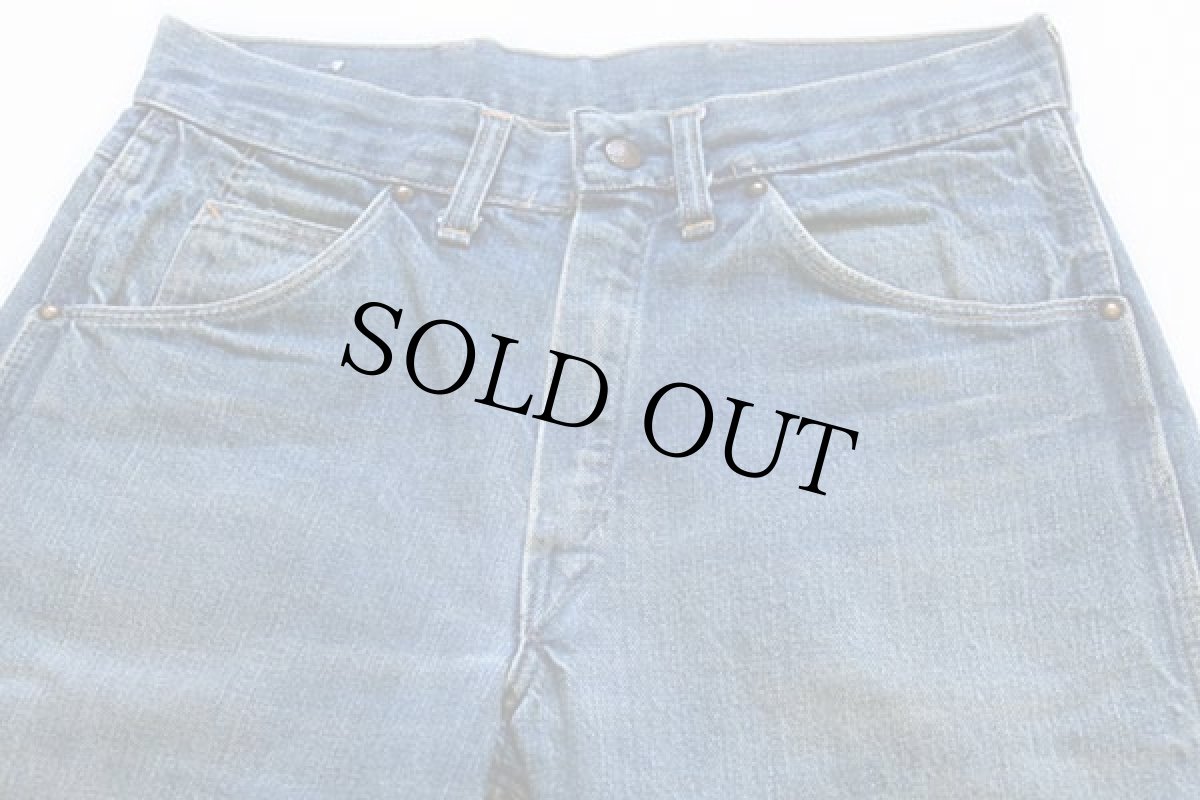 画像2: 70s BIG YANKビッグヤンク デニムパンツ w30 (2)