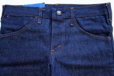 画像2: デッドストック★70s JCPenney Plain Pockets ベルボトム デニムパンツ w29 L29 (2)