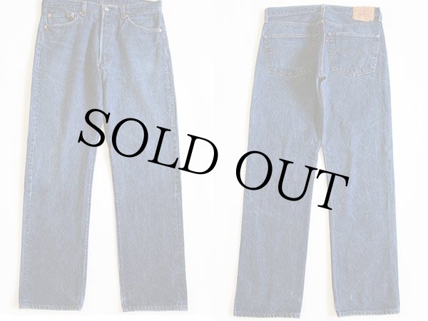 80s USA製 Levi'sリーバイス 501 黒カン デニムパンツ w35 L34