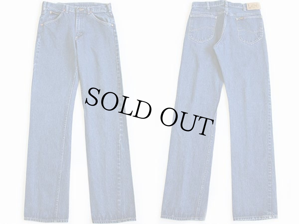 画像2: 80s USA製 Leeリー 200-0147 デニムパンツ w32 L36 (2)