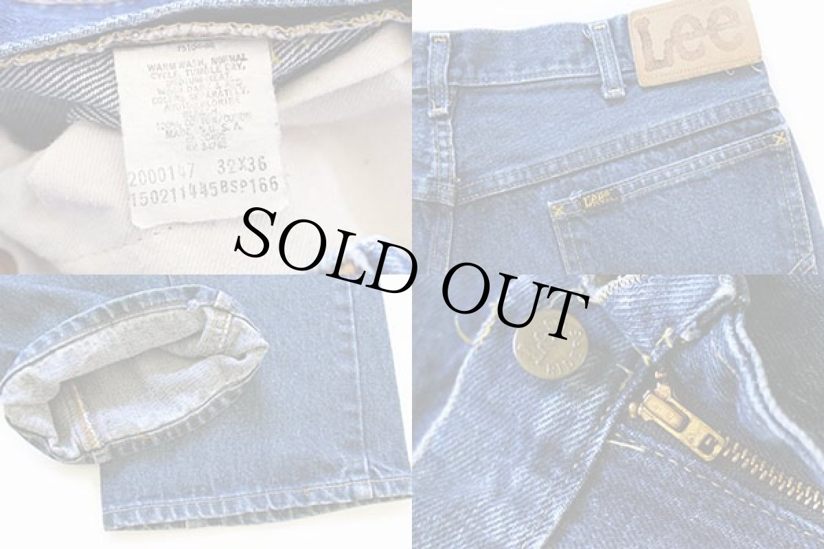 画像4: 80s USA製 Leeリー 200-0147 デニムパンツ w32 L36 (4)