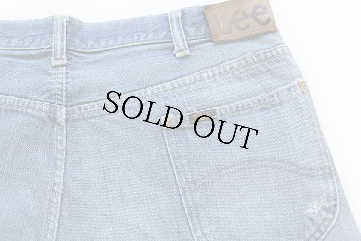 画像5: 70s USA製 Leeリー 200Z サイド黒タグ デニムパンツ w36★101Z (5)