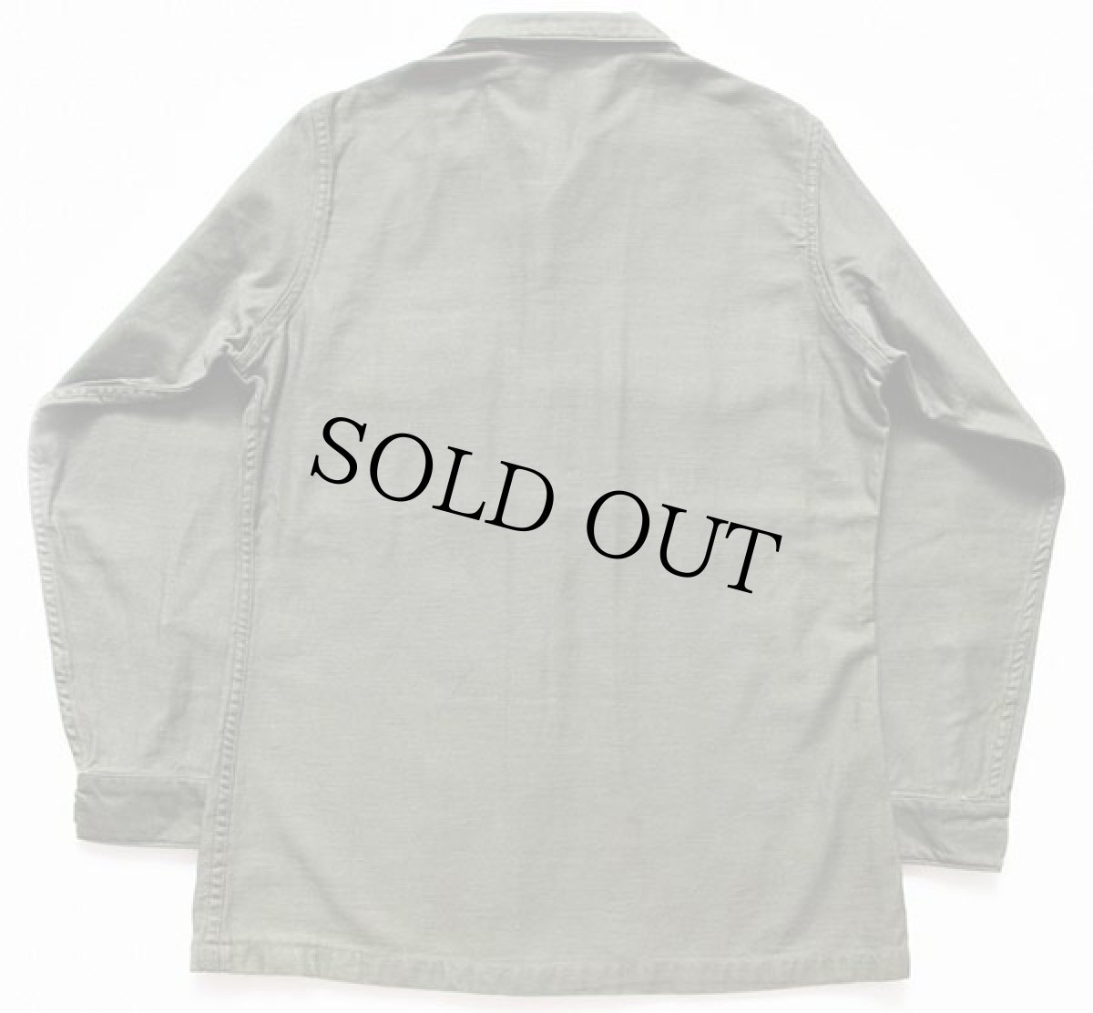 画像2: デッドストック★60s 米軍 U.S.ARMY ユーティリティシャツ 14.5 (2)