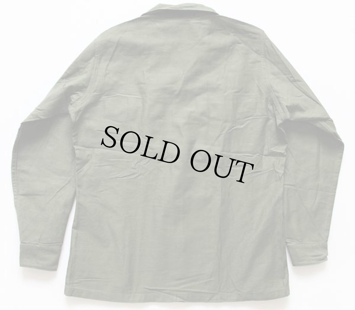 画像2: デッドストック★60s 米軍 U.S.ARMY ユーティリティシャツ 15.5 (2)