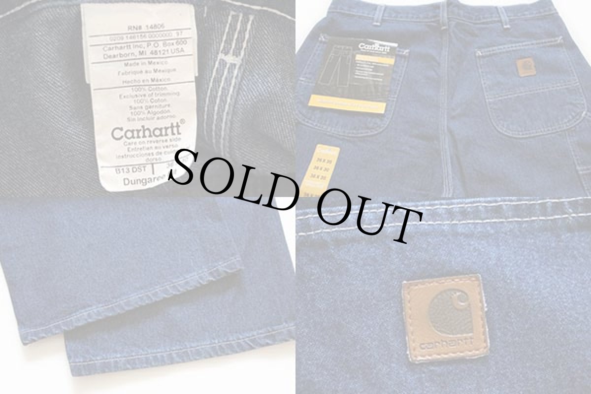 画像3: デッドストック★carharttカーハート デニム ペインターパンツ w36 L30 (3)