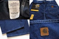 画像3: デッドストック★carharttカーハート デニム ペインターパンツ w36 L30 (3)